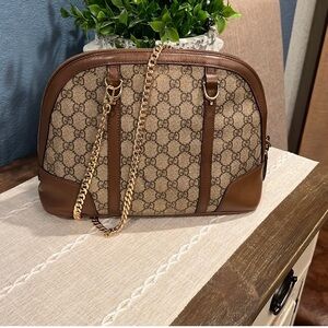 Gucci GG monogram leathered crossbody bag